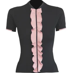 Maglia donna Lago Magic - Nero rosa