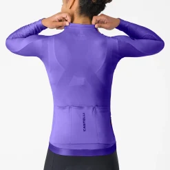 Maglia donna maniche lunghe Castelli Espresso 2 - Viola