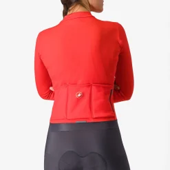 Maglia donna maniche lunghe Castelli Espresso Thermal - Rosa