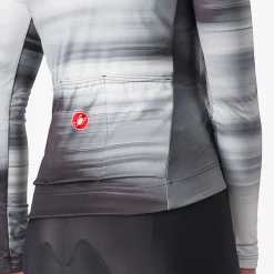 Maglia donna maniche lunghe Castelli Phase - Bianco