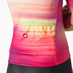 Maglia donna maniche lunghe Castelli Phase - Rosa