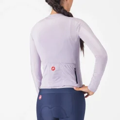 Maglia donna maniche lunghe Castelli Espresso - Lilla