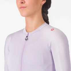 Maglia donna maniche lunghe Castelli Espresso - Lilla