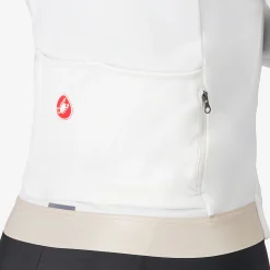 Maglia donna maniche lunghe Castelli Espresso Thermal - Bianco