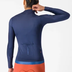 Maglia donna maniche lunghe Castelli Espresso 2 - Blu