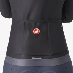 Maglia donna maniche lunghe Castelli Espresso Thermal - Nero