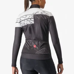 Maglia donna maniche lunghe Castelli Unlimited Thermal - Nero