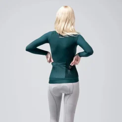 Maglia donna maniche lunghe Gobik Hyder Blend 2.0 Sunken - Verde