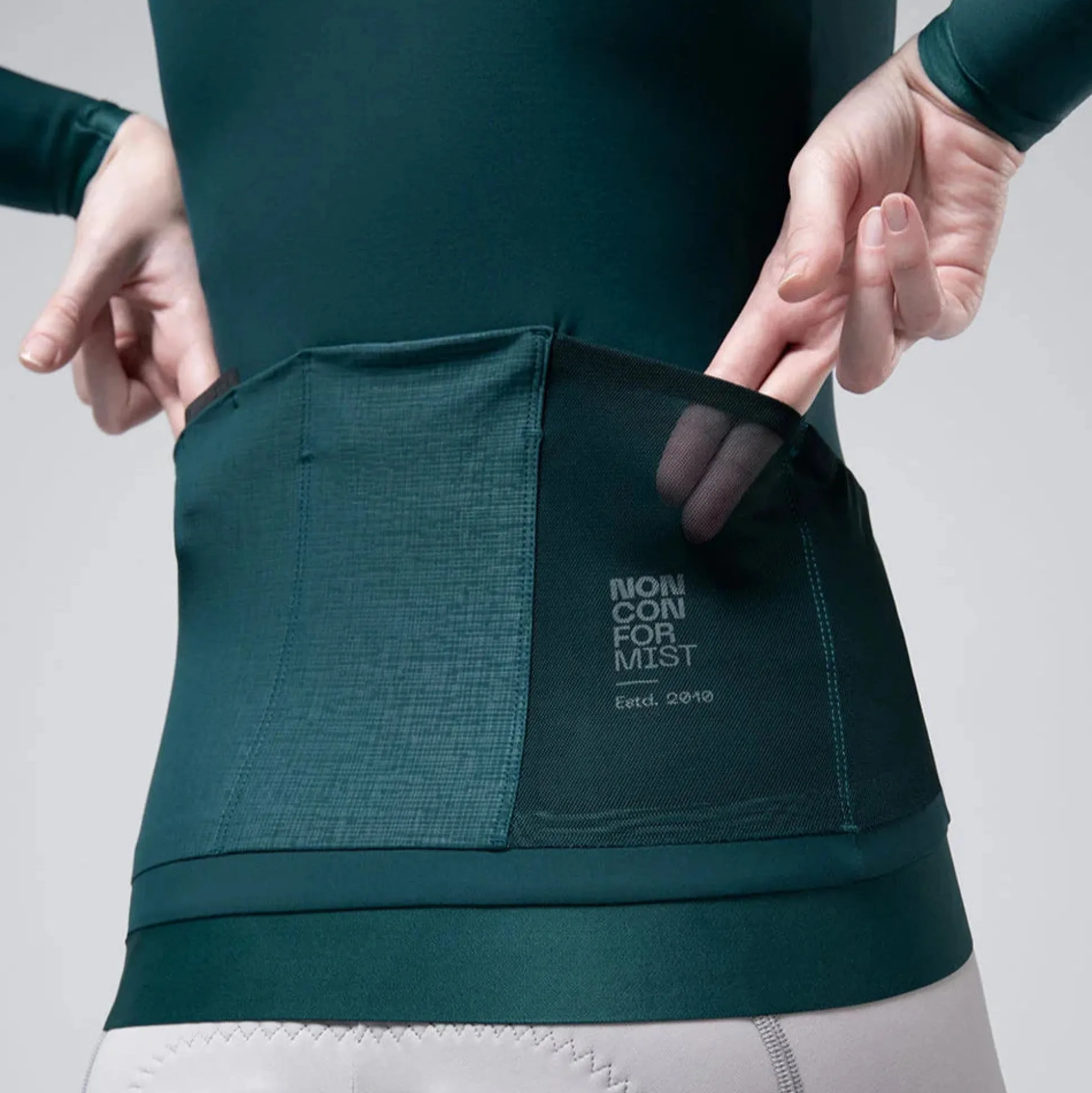 Maglia donna maniche lunghe Gobik Hyder Blend 2.0 Sunken - Verde