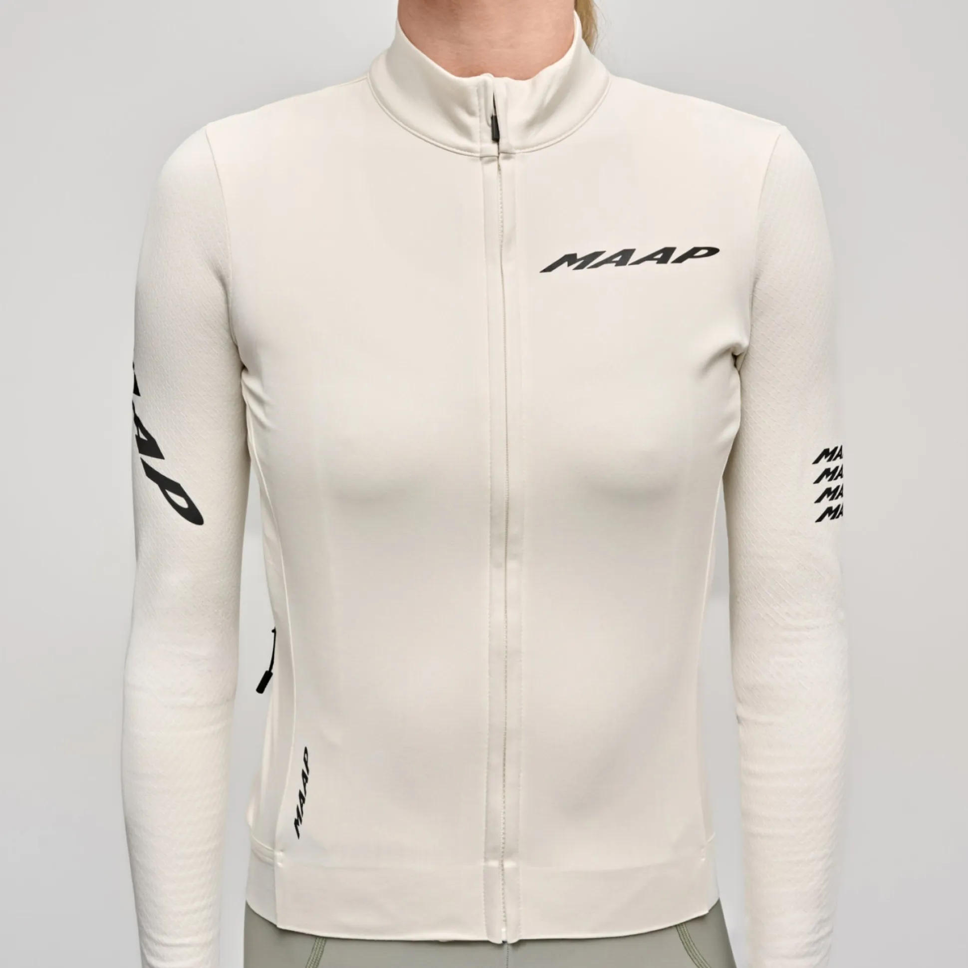 Maglia donna maniche lunghe Maap Emerge Thermal - Bianco