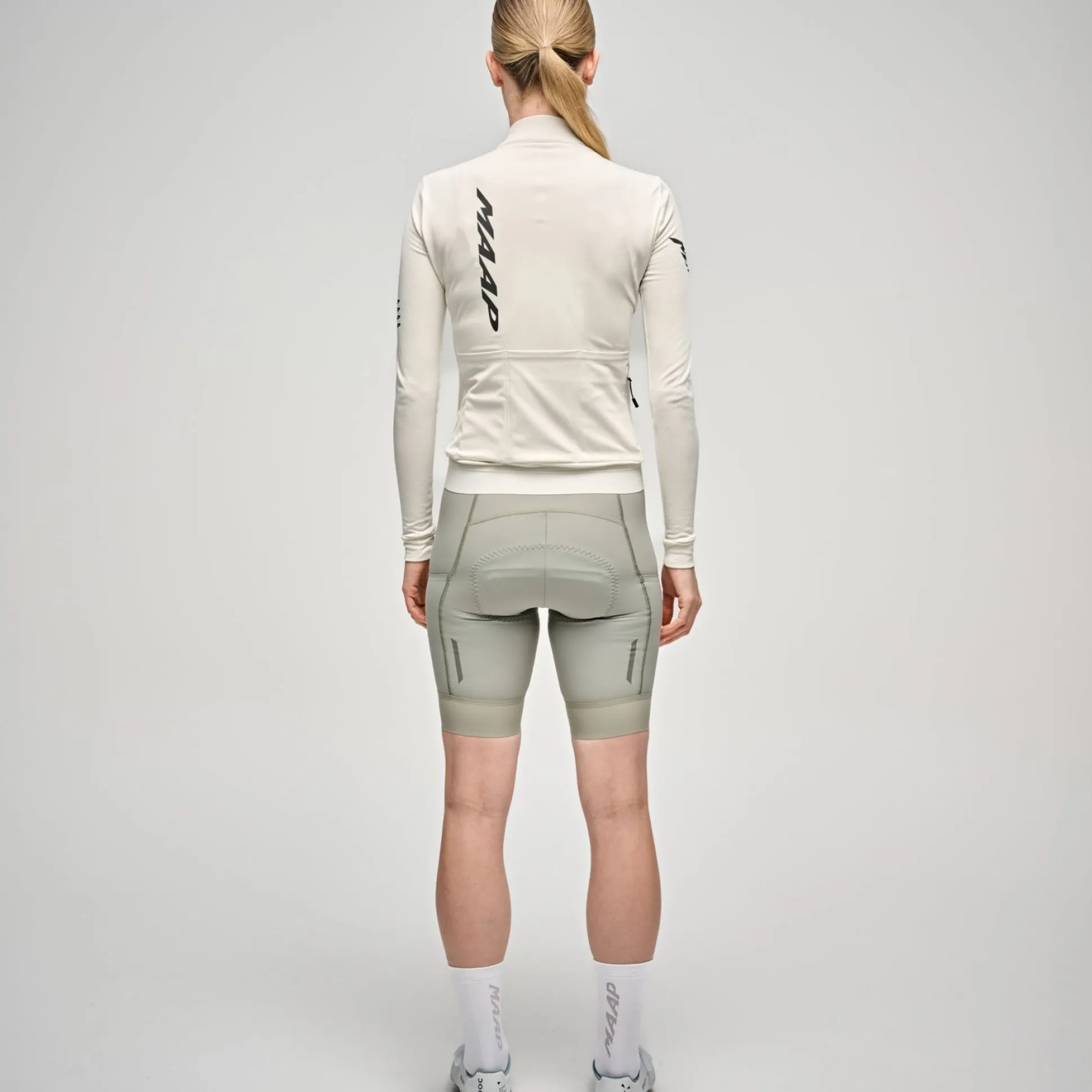 Maglia donna maniche lunghe Maap Emerge Thermal - Bianco