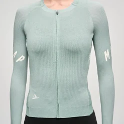 Maglia donna maniche lunghe Maap Aeon - Verde