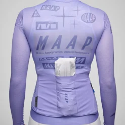 Maglia donna maniche lunghe Maap Drome Pro Air 3.0 - Viola