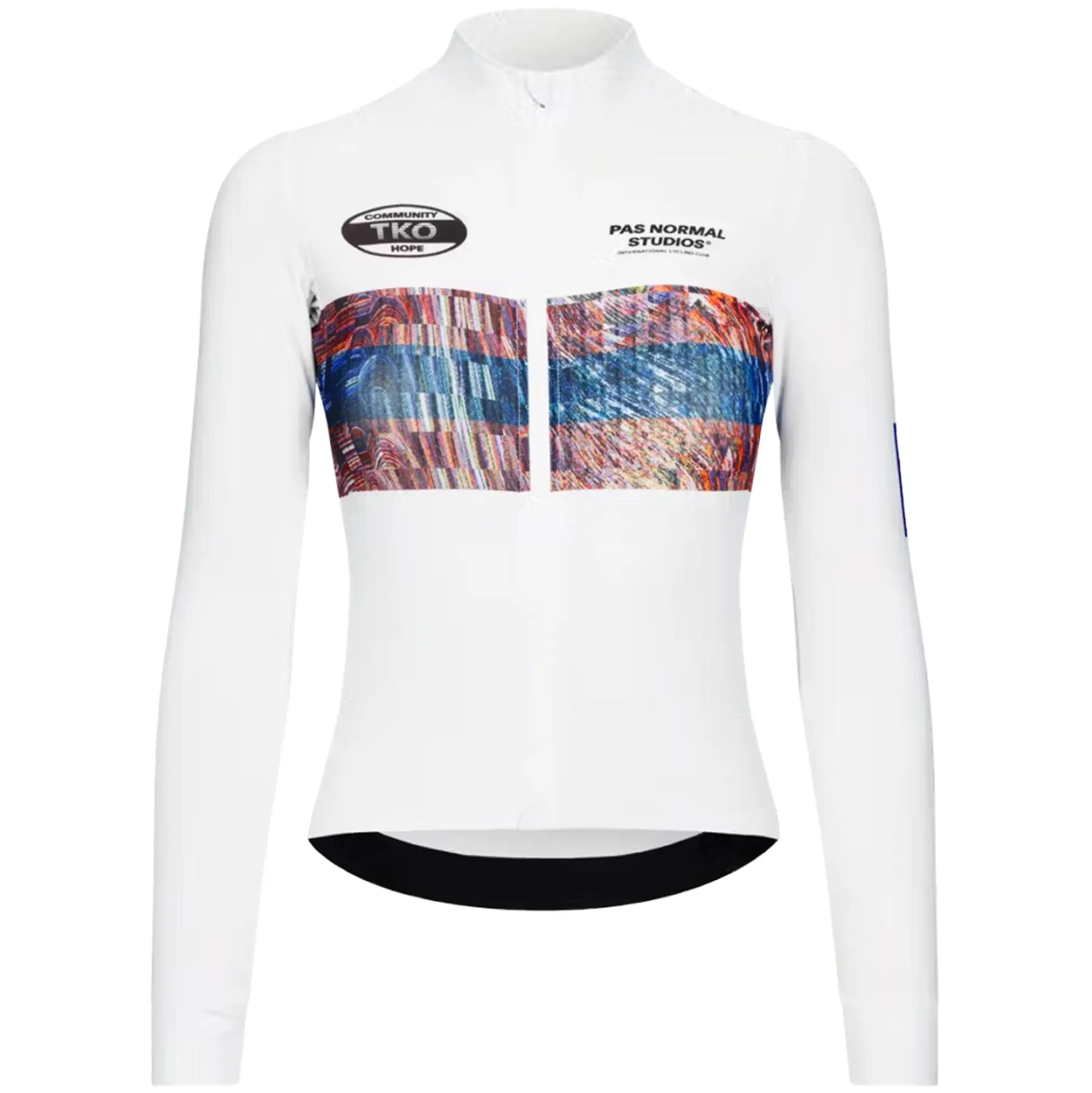 Maglia donna maniche lunghe Pas Normal Studios T.K.O. Mechanism - Bianco