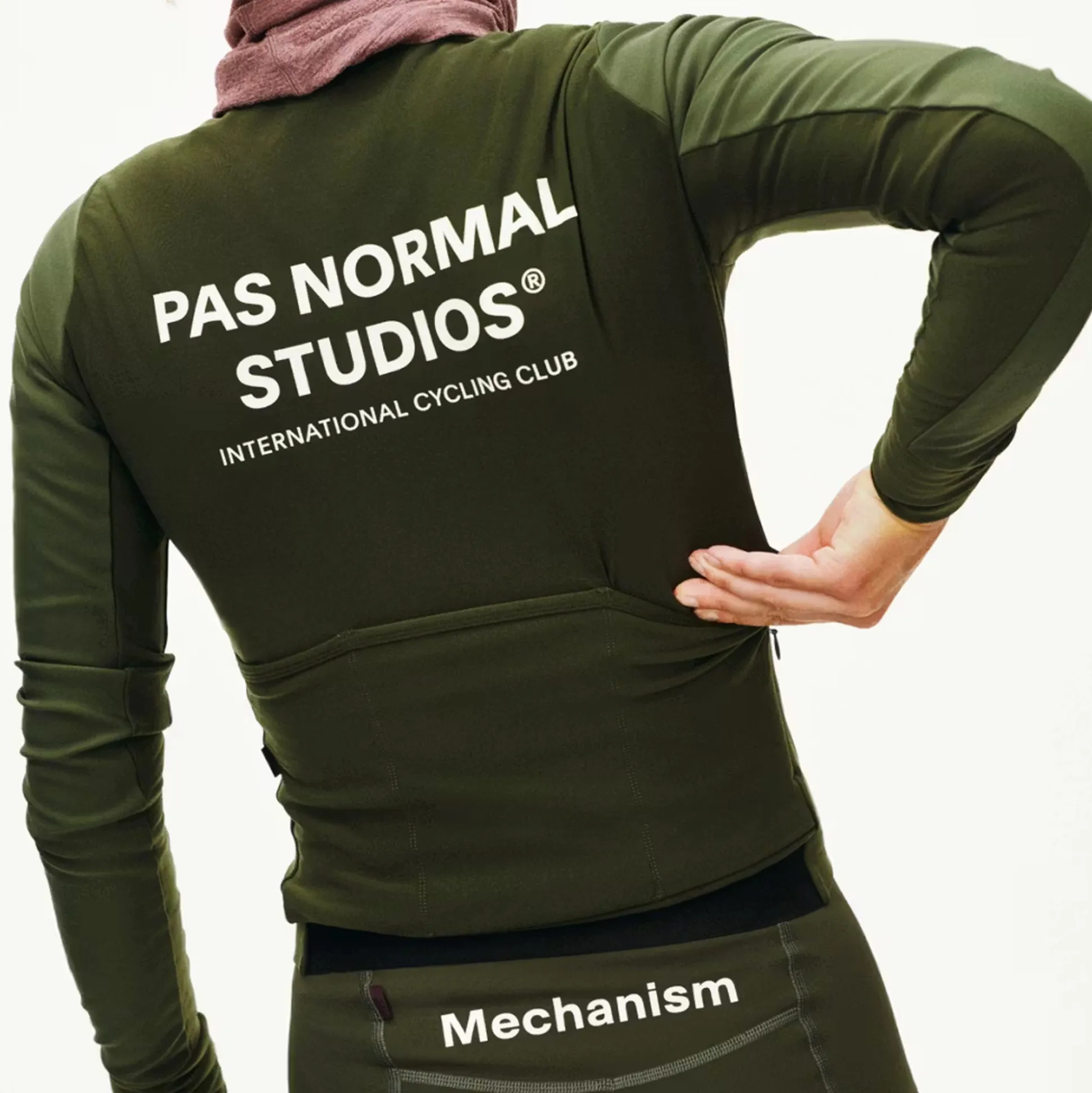 Maglia donna maniche lunghe Pas Normal Studios Mechanism Thermal - Verde scuro