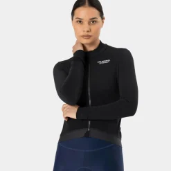Maglia donna maniche lunghe Pas Normal Studios Essential - Nero