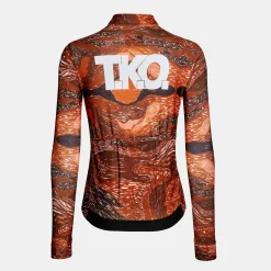 Maglia donna maniche lunghe Pas Normal Studios T.K.O. Mechanism - Rosso
