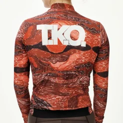 Maglia donna maniche lunghe Pas Normal Studios T.K.O. Mechanism - Rosso
