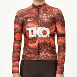 Maglia donna maniche lunghe Pas Normal Studios T.K.O. Mechanism - Rosso