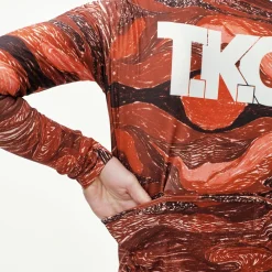 Maglia donna maniche lunghe Pas Normal Studios T.K.O. Mechanism - Rosso