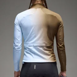 Maglia donna maniche lunghe Q36.5 Gregarius Hybrid Big Fade - Verde