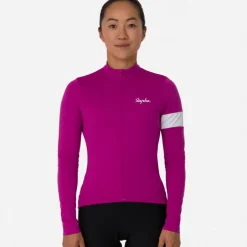 Maglia donna maniche lunghe Rapha Core - Viola