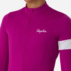Maglia donna maniche lunghe Rapha Core - Viola