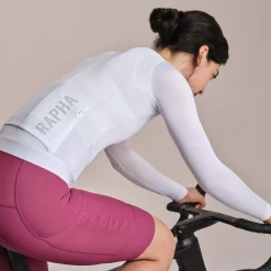 Maglia donna maniche lunghe Rapha Pro Team Lightweight 3 - Bianco