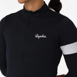 Maglia donna maniche lunghe Rapha Core - Nero