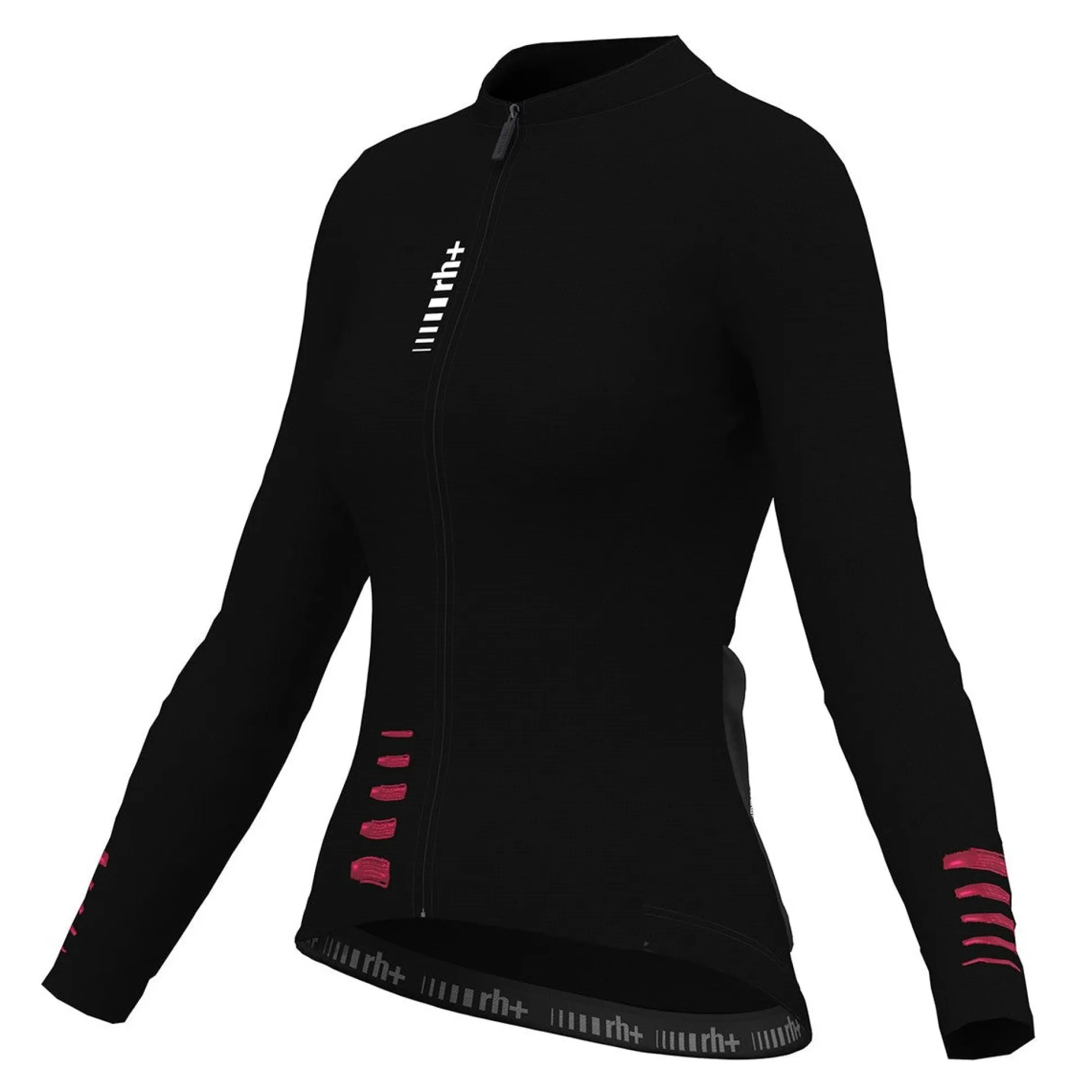 Maglia donna maniche lunghe Rh+ Aries - Nero