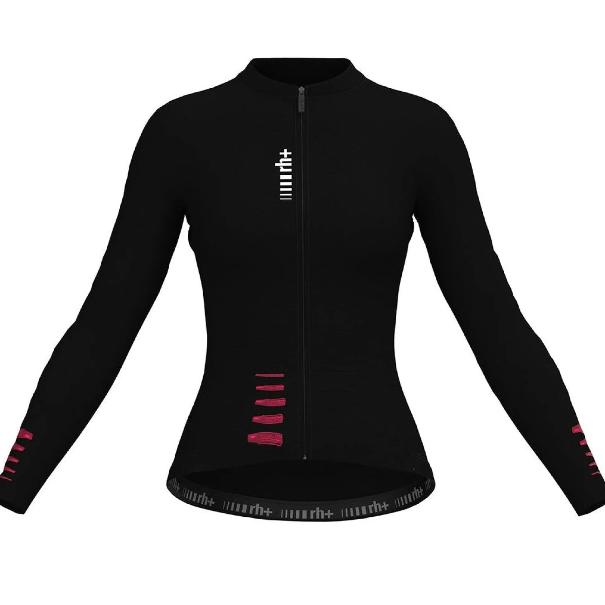 Maglia donna maniche lunghe Rh+ Aries - Nero