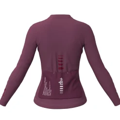Maglia donna maniche lunghe Rh+ Aries - Bordeaux
