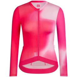 Maglia donna maniche lunghe Rapha Pro Team Lightweight 3 Surface Print - Rosa