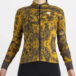 Maglia donna maniche lunghe Sportful Escape Supergiara Thermal - Giallo