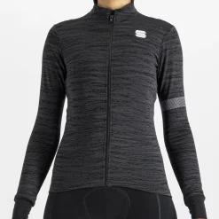 Maglia donna maniche lunghe Sportful Supergiara Thermal - Nero