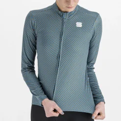 Maglia donna maniche lunghe Sportful Checkmate - Blu