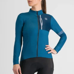 Maglia donna maniche lunghe Sportful Supergiara - Blu