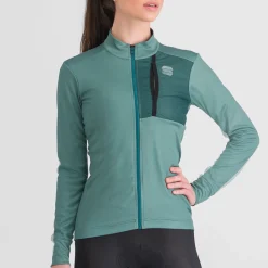 Maglia donna maniche lunghe Sportful Supergiara - Verde