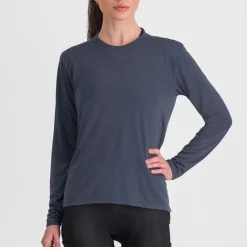 Maglia donna maniche lunghe Sportful Giara Tee - Blu
