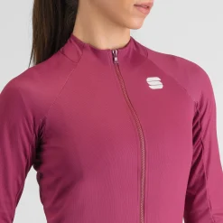 Maglia donna maniche lunghe Sportful Matchy - Viola chiaro