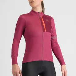 Maglia donna maniche lunghe Sportful Supergiara - Rosa