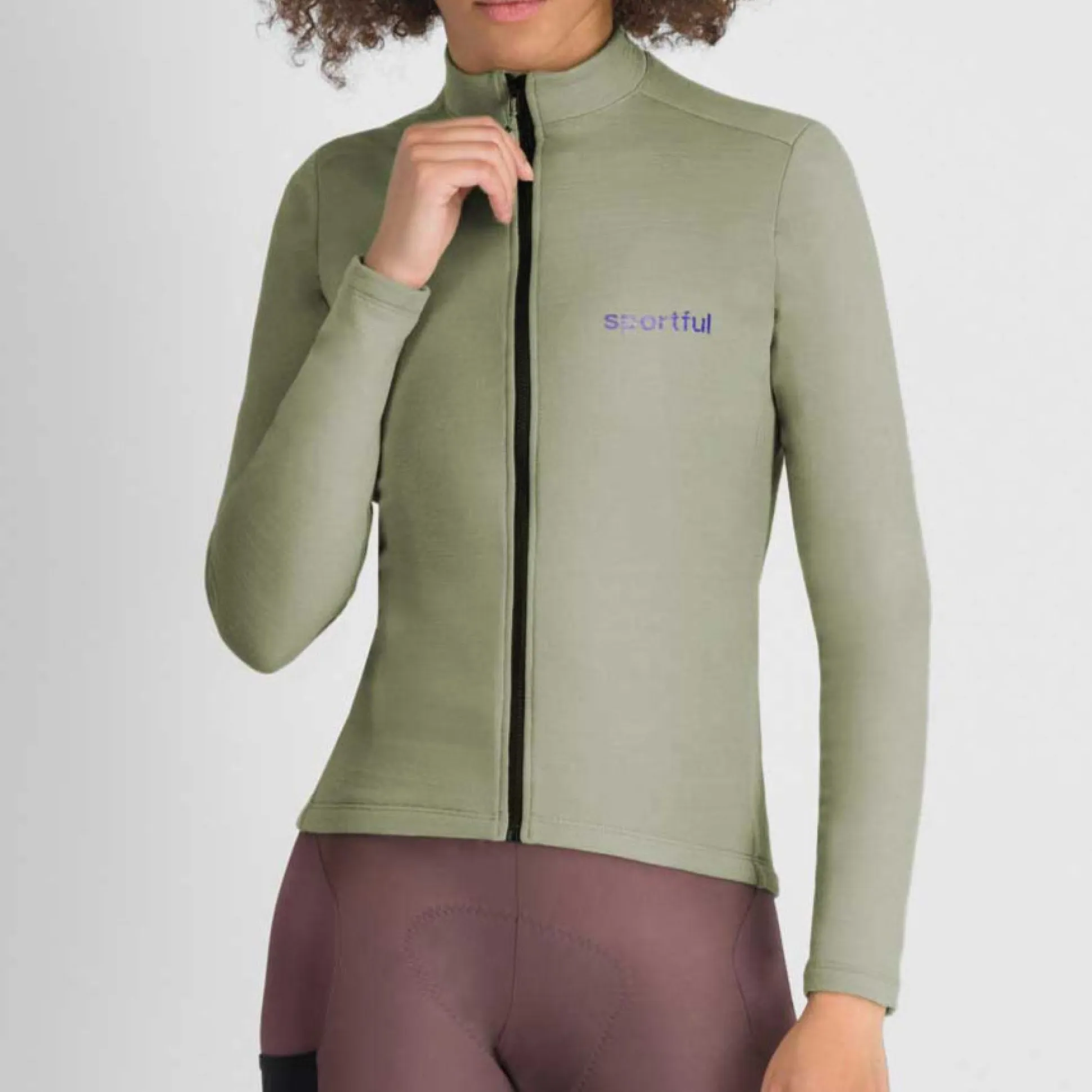 Maglia donna maniche lunghe Sportful Supergiara Wool - Verde