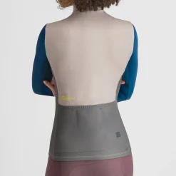 Maglia donna maniche lunghe Sportful Supergiara Logo - Beige