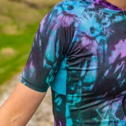 Maglia donna Northwave Blade Flower - Azzurro