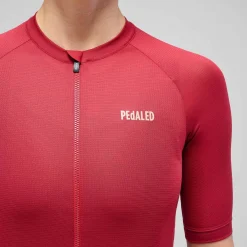 Maglia donna Pedaled Element Mesh - Rosso
