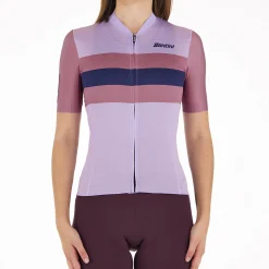 Maglia donna Santini Eco Sleek Bengal - Viola rosa