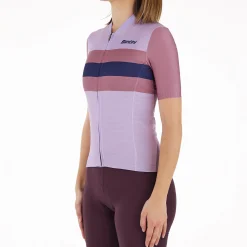 Maglia donna Santini Eco Sleek Bengal - Viola rosa