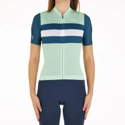 Maglia donna Santini Eco Sleek Bengal - Verde chiaro