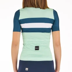 Maglia donna Santini Eco Sleek Bengal - Verde chiaro