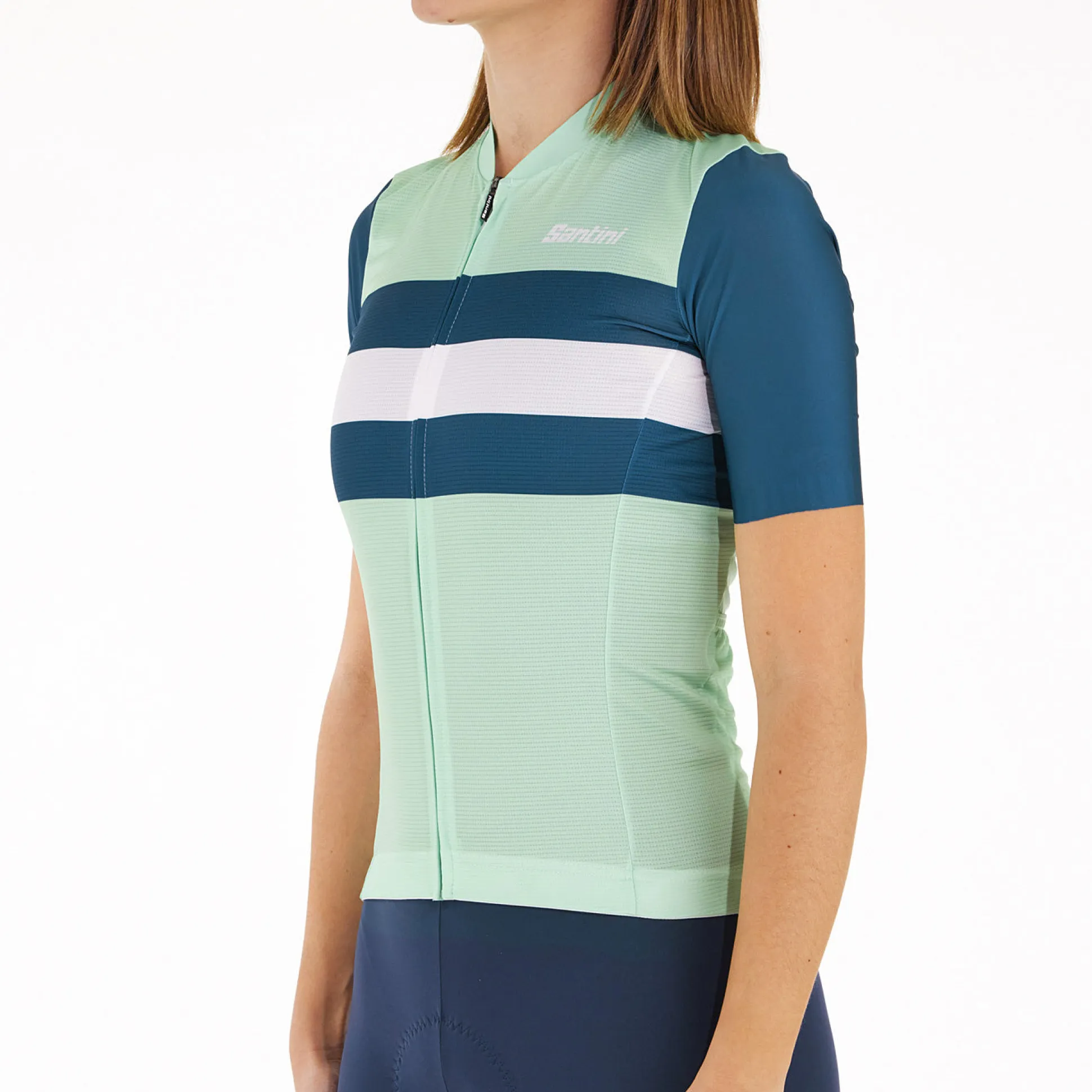 Maglia donna Santini Eco Sleek Bengal - Verde chiaro